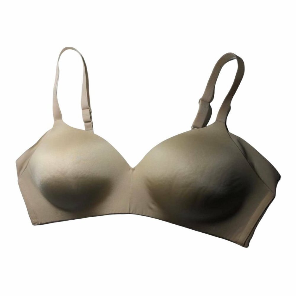 #3408-4 Wacoal Ultimate Side Smoother Wireless Bra 852281 Beige Size 38C
